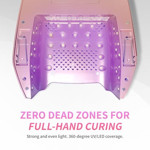 Image of iGel Beauty Hybrid PRO 2.0 UV /LED Nail Lamp - 48W Wireless Rechargeable Nail Dryer, Full Hand Curing, Smart Motion Sensor, Removable Tray, Cordless Gel Lamp for Manicure & Pedicure