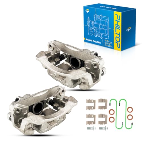 Image of PHILTOP Rear Brake Caliper for Subaru Forester, Impreza WRX & More | Rear Disc Brake Caliper. Fits 2010-2013 Subaru Forester, 2008-2014 Impreza WRX, and more. Replaces OE: 26692FG010, 19B3425