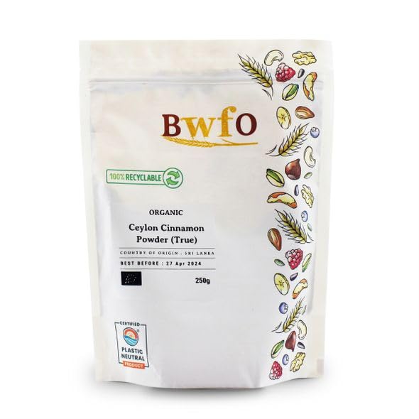 Buy Whole Foods Organic Ceylon Cinnamon Powder (True) (250g)