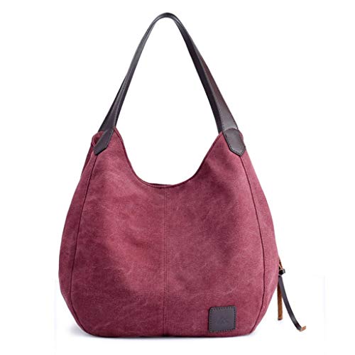 Sac à bandoulière contre le désordre grand format en toile multicouche