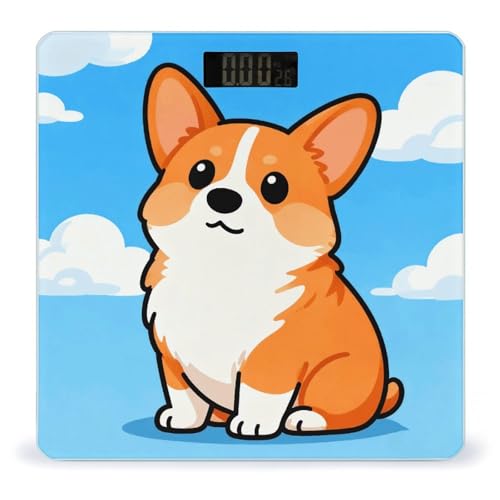 Báscula digital Corgi Dog para peso corporal, hasta 180kg miniatura 1