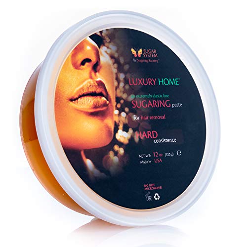 Sugaring Paste Luxury Home  Hard - for Brazilian Bikini, dark, thick hair - Organic Hair Removal