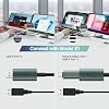 Teamgee USB Data to Video Conversion Hub, HD Video Transfer Cable for Laptops with One Or No HDMI Port, Supports M1/M2/M3 MacBook Air/Pro and Windows-Based Devices, Driver Installation Required