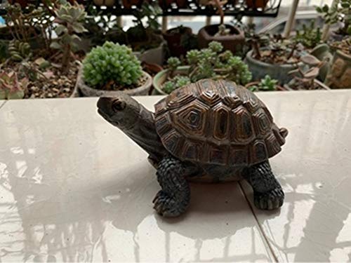 Donau Garden Statues Turtle Figurines Polyresin Garden Sculpture Turtle Decor 5.1 Inch #TOP4