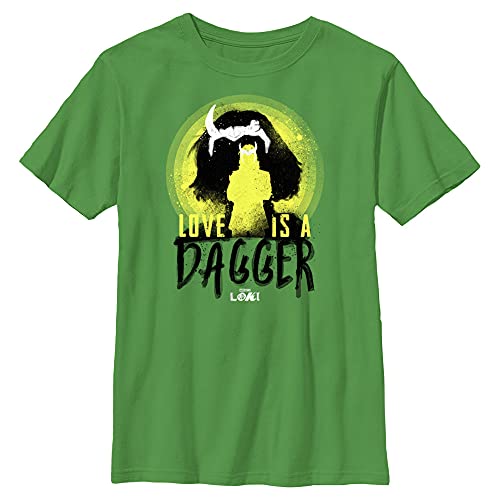 T-shirt Loki Marvel pour garçon col rond en coton noir