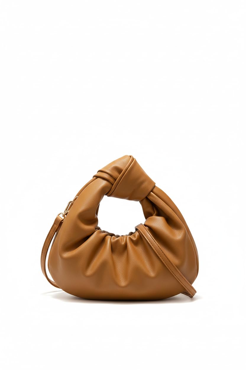 haveglam Women’s Knot Handle Shoulder Bag | Stylish PU Leather Hobo Handbag for Girls & Women | Trendy Soft Pouch Clutch Purse | Fashionable Daily Casual Sling Bag-picture-22