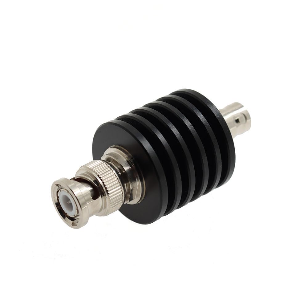 UAMOU Atenuador RF BNC de 10 vatios, CC a 3 GHz, 50 ohmios, 1-40 db Cheerfully (Color : 10db)