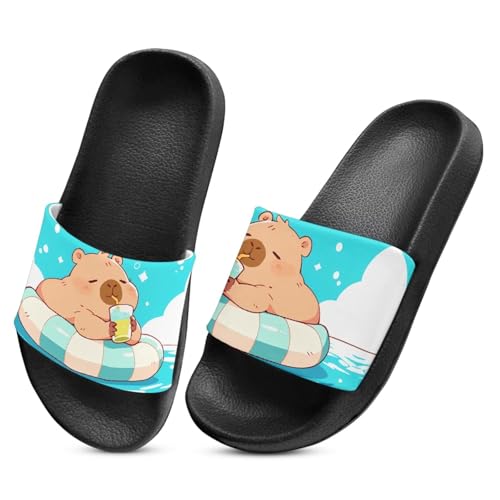 Image of Slides for Boys Girls Quick Drying Kids Slides Sandals Non-Slip