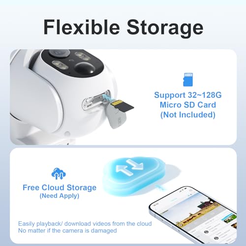 Image of HOSAFE.COM Professional 4G SIM Card Camera, Security Camera Outdoor Wireless With SIM Card Jobsite, Outdoor Camera, 2K Color Night Version, 360 Live View, Motion Detection, 2-Way Audio