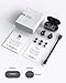Wireless Earbuds, iTeknic TWS Bluetooth 5.0 Wireless Earbuds IPX8 Waterproof Sport Wireless Earphones with Microphone, Wireless Charging Case, USB-C Quick Charge, Touch Controls for iPhone Android