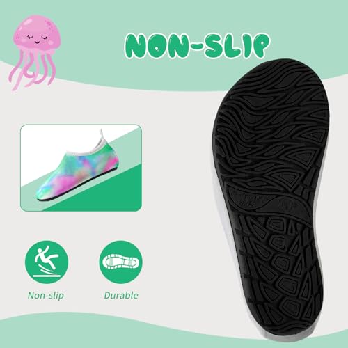 Image of Kids Water Shoes Girls Boys Outdoor Quick Dry Barefoot Aqua Socks for Toddler Sport Beach Swim Surf