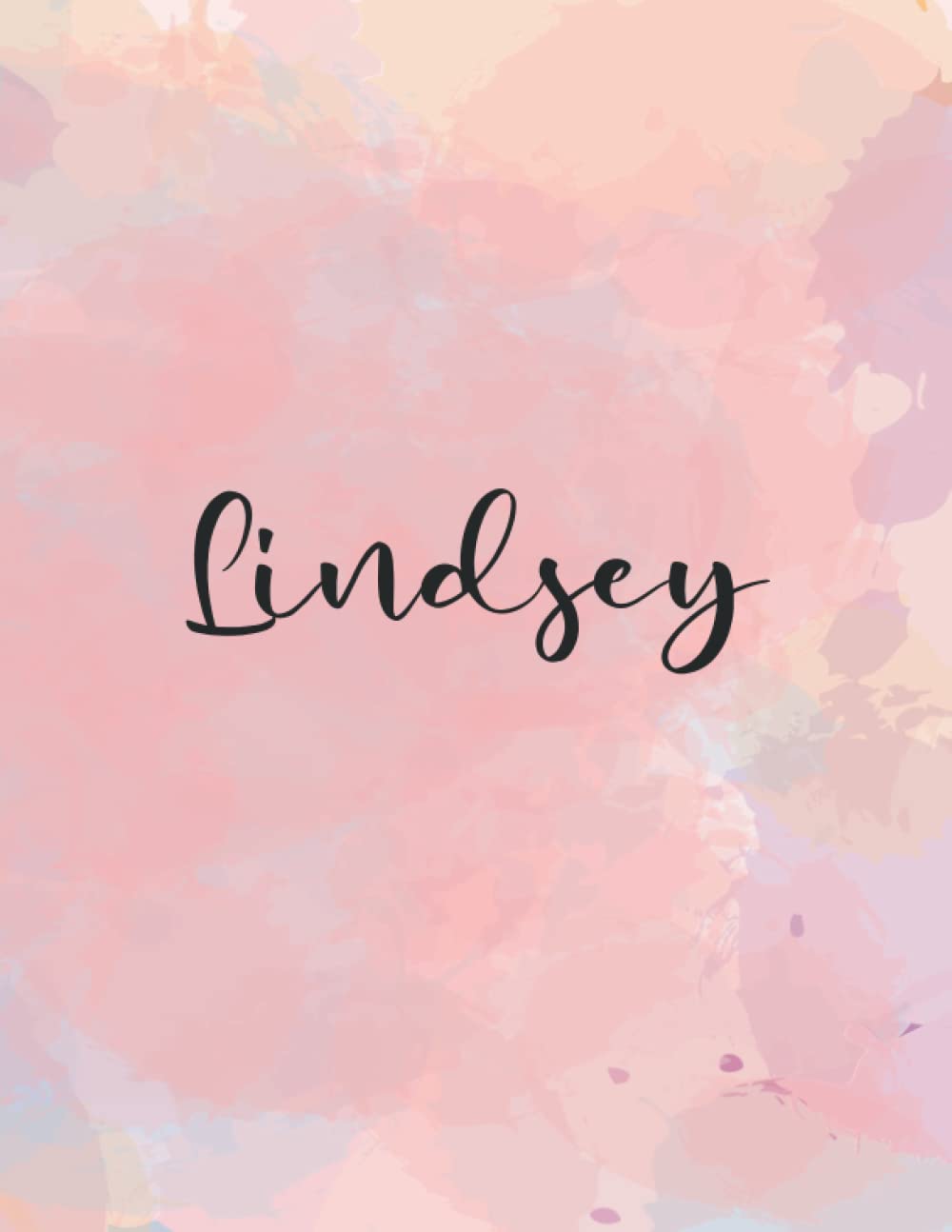 Lindsey: Personal Name Dot Gird | The Notebook For Writing Journal or Diary Women & Girls Gift for Birthday, For Student | 160 Pages Size 8.5x11inch - V.951