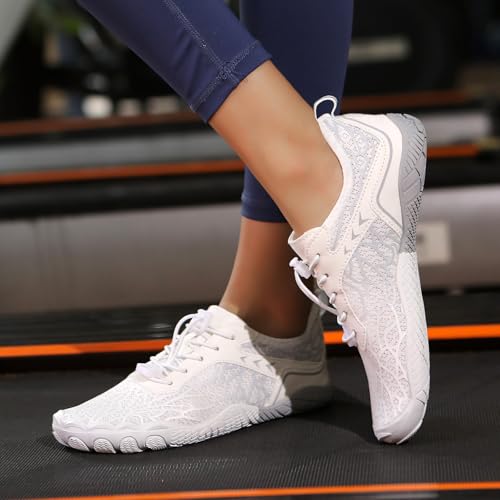 Image of Hike Barefoot Shoes Womens Men,Unisex Barefoot Water Shoes Breathable, Anti-Slip Hiking Footwear for Athletic Wide Toe Shoe Footwear for Hiking, Walking, Running, Yoga, and Water Sports