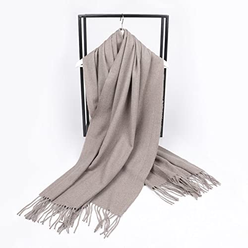 Wrap Shawl Blanket, Womens Scarf Winter Rayon Solid Color Tassel Shawl Blanket Scarf Scarves Gifts for Wedding Birthday2