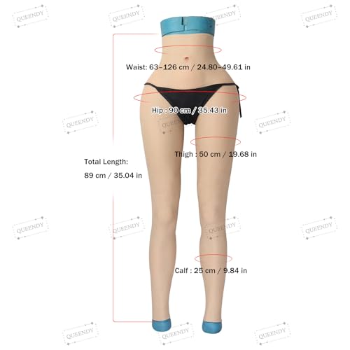 Culotte en silicone avec vagin pénétrable et rehausseur de hanches long
