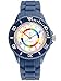 Alienwork Kids Montre Pédagogique Apprendre l'Heure Enfants Garçon Fille Bleu Marin Bracelet en Silicone Multicolore Enfants Résistant à l'eau 5 ATM Temps d'apprentissage