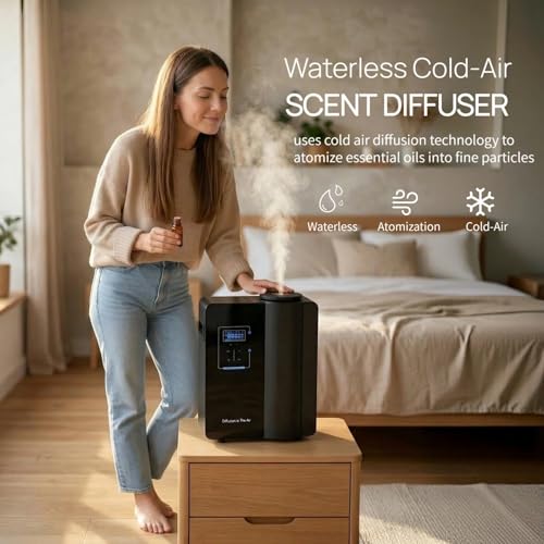 Difusor aromático eléctrico Kevinleo 500ml con Bluetooth miniatura 3