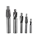 Produktbild Fräser, 5 Stücke HSS-AL M3-M8 4 zapfensenker Flöten Senker Schaftfräser Slot Bohrer Werkzeugbohrer Fräser zum Fräsen von Kupfer, Aluminium, Stahl, Gusseisen Flachsenker Metall