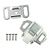 RLECS Single Roller Catch 4Sets Single Roller Suction Buckle with Screws for Overlay Cabinet Door