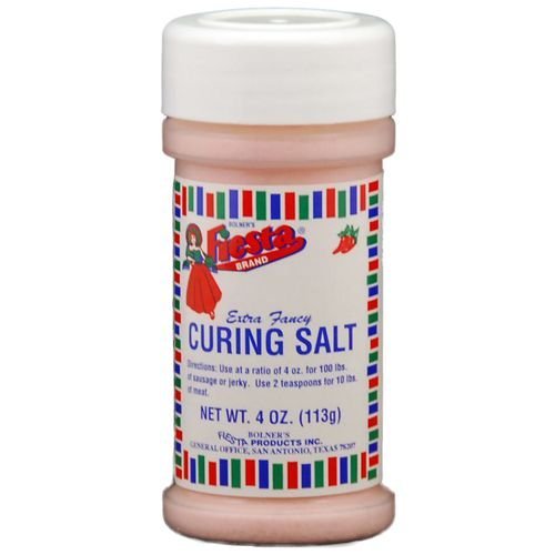 Bolners Fiesta Curing Salt for Jerky, Sausages or Smoking Meats. Can Cure Up To 100 Lbs of Meat per