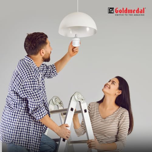 Image of Goldmedal Thor 50W B22 Base LED Bulb For Home & Office | Energy Efficient | 230 Degree Light Coverage | Surge Protection up to 4KV | Rated Life 15000 Hrs |Cool Daylight (6500K) |Pack of 4