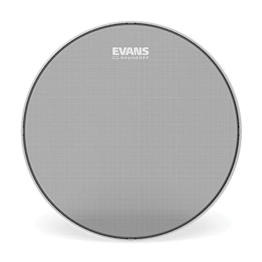 Evans dB Zero Drum Heads - Featuring Single Ply ShockWeave Mesh - Low Volume Drumhead - Drumhead, 8 Inch
