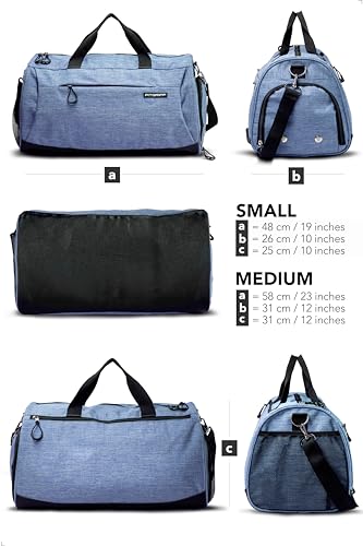 Image of Fitgriff Gym Bag for Men & Women with Shoe & Wet Compartment - Duffle Bag for Travel, Sports, Fitness & Workout