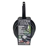 Set Tre Padelle in Pietra Antiaderente per Cucina - Set Padelle Diverse Dimensioni - Padelle Antiaderenti - Padelle ad Induzione - Padelle per Verdure - Padelle per Carne e Pesce