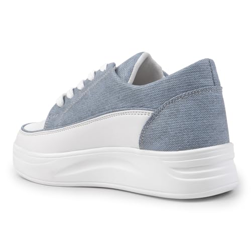 Image of Vendoz Women Casual Stylish Sneakers I Cushioned Insole I All Day Comfortable I Lightweight and Stylish Shoes for Girls CNV7018