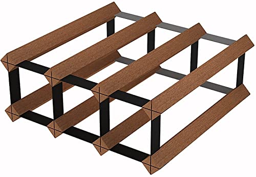 Soporte de vino de madera para 6 botellas miniatura 1