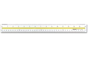 Westcott Acrylic Data Highlight Reading Ruler with Tinted Guide