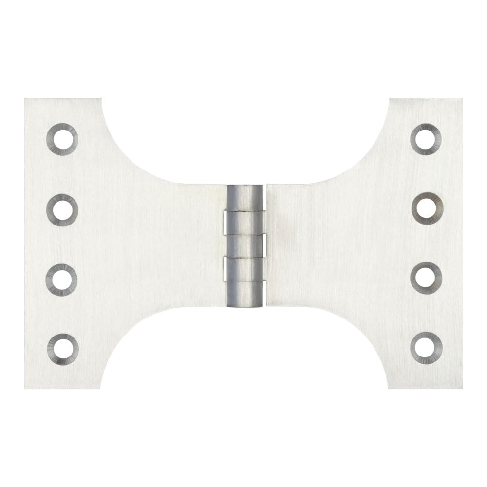 EuroArt Parliament Hinges 102x151mm Satin Chrome for Doors