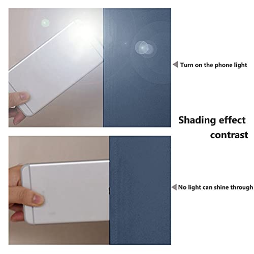 Nicetown Vertical Blind For Window, Total Shade Patio Door Curtain, Heavy-Duty Full Light Shading Sliding Door Drape Room Divider Curtain (Stone Blue, 1 Panel, 100 Inches Wide X 84 Inches Long) #TOP2