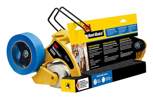 3M™ Hand-Masker™ Pre-Loaded Dispensers, Masking Film Tape Kit