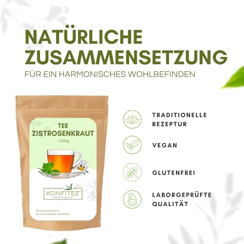 Konfitee Zistrosenkraut geschnitten 1000g I Zistrose fein geschnitten I Zistrosentee I Cistus Incanus I Naturprodukt I Frei von Zusätzen & Aromastoffen I Premium Qualität