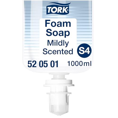 Tork Mild Duftende Hand Schaumseife S4, reduziert Verbrauch, 6 × 1.000 ml, 520501