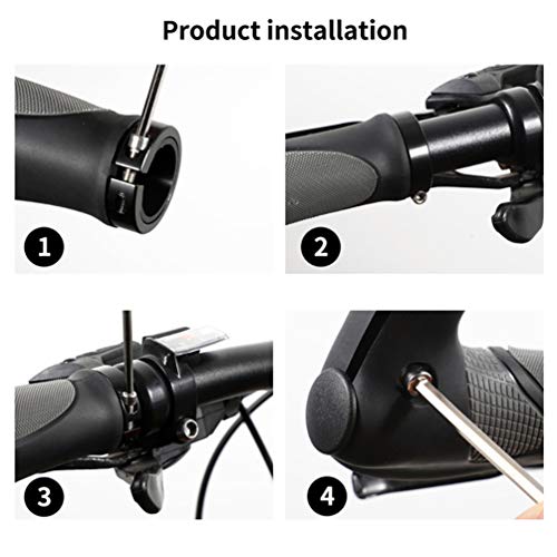 BESPORTBLE 2 Pcs Motorbike Guiador Em Forma de L Bar Termina Motocicleta Motocicleta Guiador End Plu