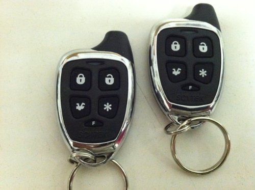 SCYTEK G25 Vehicle Security System & Keyless Entry, Two Sleek 5 Buttom Remote Control W/ Long Range Antenna