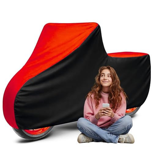 CONFUTURY by Autoten Smart Bike Cover for Rain and Dust -Water Resistant Bike Body Cover Compatible with Raider 125 & All Models | UV Protection, Dustproof, Heat Resistant, Two Wheeler Covers