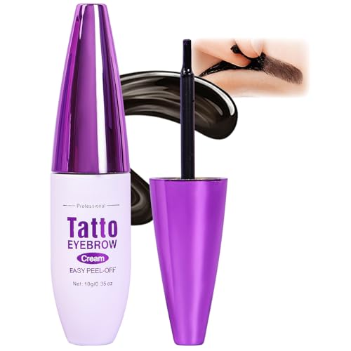Gel pour sourcils Peel-Off - Imperméable et durable - Semi-permanent - Couleur naturelle - Facile à appliquer - Gel de tatouage pour sourcils - #01