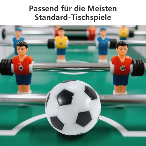 Elalove 8 Stück Tischkicker Bälle Set – Hochwertige 32mm Kickerbälle aus HIPS, langlebig & farbecht für Tischfußball & Mini Football, Bunt