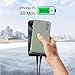 JUOVI Tragbare Powerbank 20000mAh Schnellladefunktion, 45W Akku Pack Power Bank Schnellladen 2 USB-C 2 USB-A mit LED-Anzeige, Akkubank Kompatibel mit Smartphone, Laptop, Tablet, Notebook J2621 (Grün)