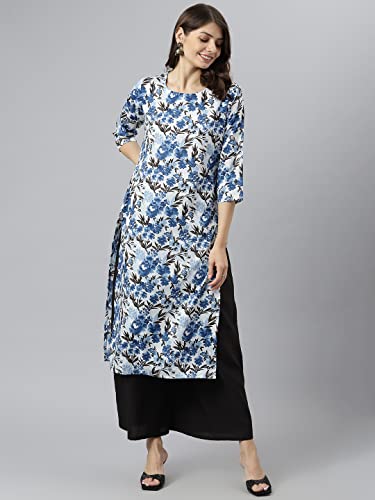 Image of ANNI DESIGNER Women's Crepe Regular Kurta