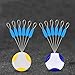 LIOOBO 20pcs Anti-Tangle Bean Silicone Ring Fishing Buoy Buoy Sea Fishing Tool Fishing Line Stop Nightlight Buoy