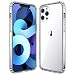 Produktbild Seomusen Ultra Crystal Kompatibel mit iPhone 12 Pro Max Hülle (6.7 Zoll) [Anti Gelb] Weich Clear TPU Bumper & PC Back Handyhülle Stoßfest Soft Silikon Schutzhülle für iPhone 12 Pro Max-Transparent