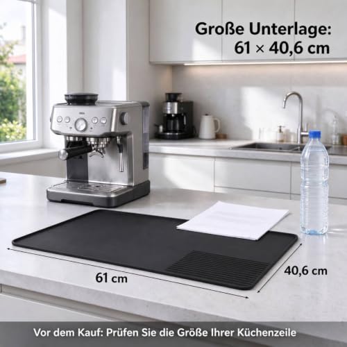 24x16Inchs Silicone Coffee Mat for Ninja Luxe Cafe Espr...