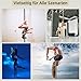 PRIORMAN Dance Pole Set -Premium Height Adjustable 7.38-8.85ft Portable 45mm Diameter 360°Spinning Dancing Pole for Home,200KGS Capacity,Drill-Free Installation with Floor-to-Ceiling Stability-Black