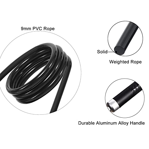 Gaoykai Weighted Jump Rope For Women,Men,Heavy Jump Rope With Adjustable Bold Pvc Rope,Ball Bearing Aluminum Handle,Great For Crossfit Training, Boxing, And Mma Workouts #TOP2