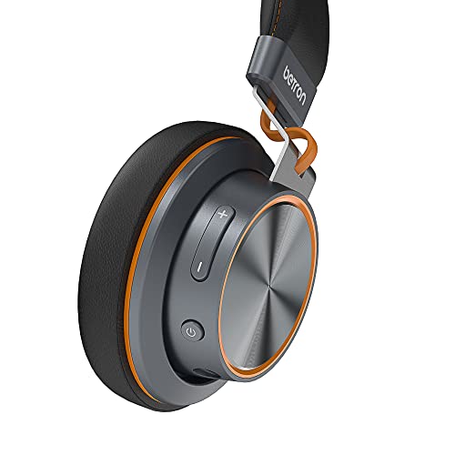 Betron Wireless Bluetooth Headphones With Microphone And Volume Control On-Ear Cordless Stereo Hd Sound Built-In Mic Wired Mode For Cellphones Tablets Mp3 Players #TOP6