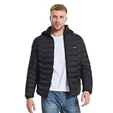 Generisch Beheizte Jacke, elektrische Jacke | Körperwärmer Winter-Thermomantel mit USB-Aufladung - Herren-Skijacken, schnell erwärmende USB-beheizte zum Klettern, Camping